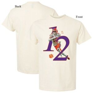 Unisex Bryant Wesco White Clemson Tigers T-Shirt